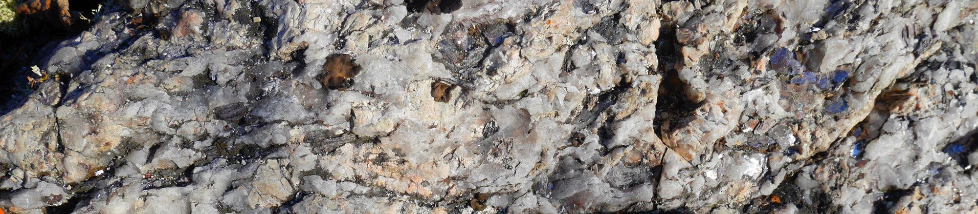 Lithium rock closeup